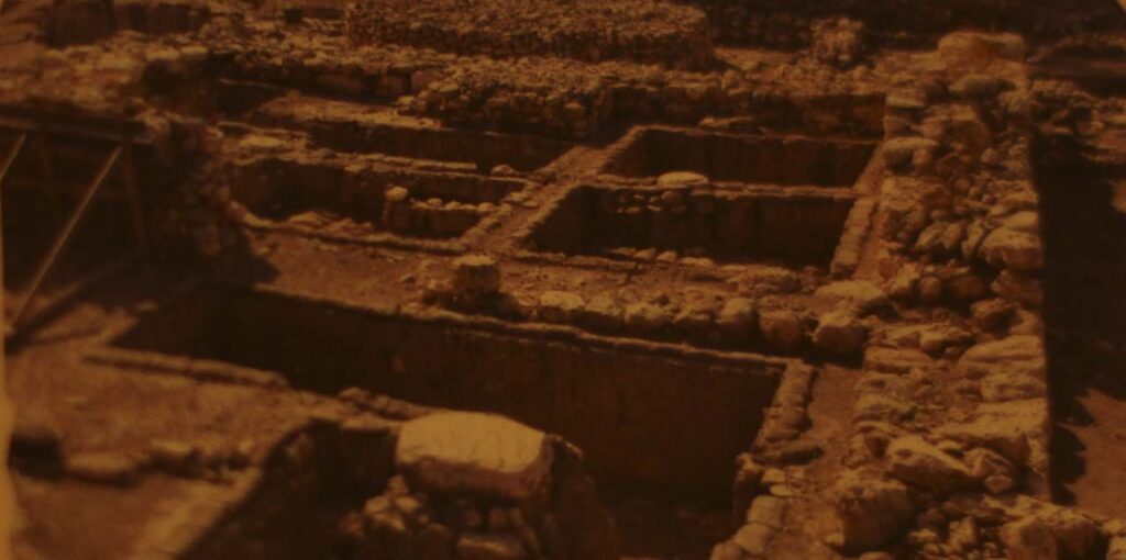 Ruinas no tempo de Josafá na Bíblia